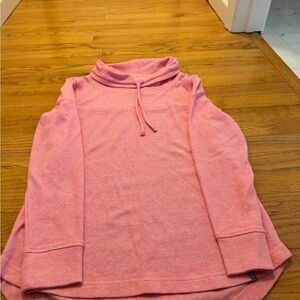 Talbots Pink Cowl Neck Sweater